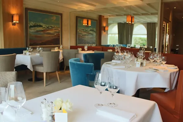 Dining room at The Peat Inn, near St Andrews, Fife