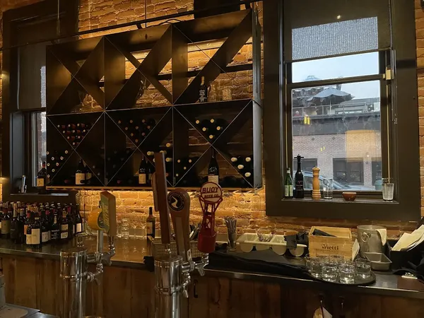 Enoteca Ketchum Idaho Italian wine bar wood-fired pizza restaurant interior