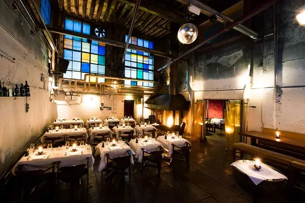 Giesserei Oerlikon Zurich — industrial factory hall seasonal dining