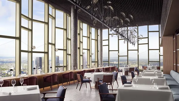 Atria restaurant Ritz-Carlton Melbourne 80th floor