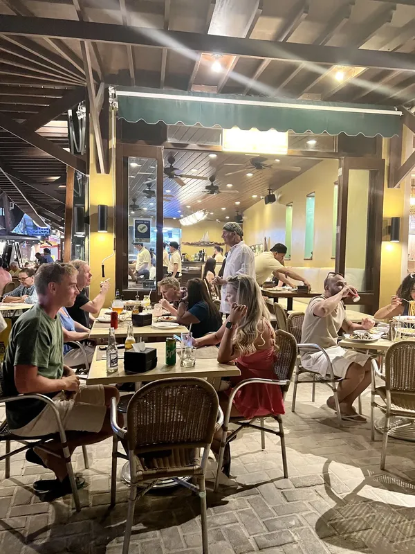 Wood-fired pizza terrace at Aria Restaurant, D'Mall Station 2 Boracay