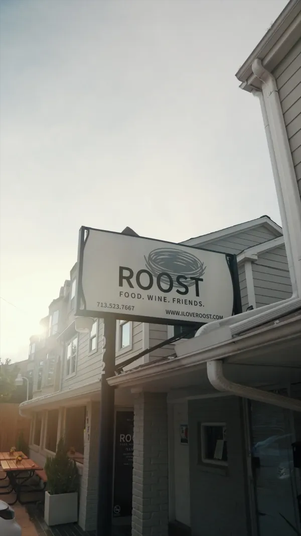 Roost Houston Montrose Fairview Kevin Naderi Persian American patio chef driven restaurant interior