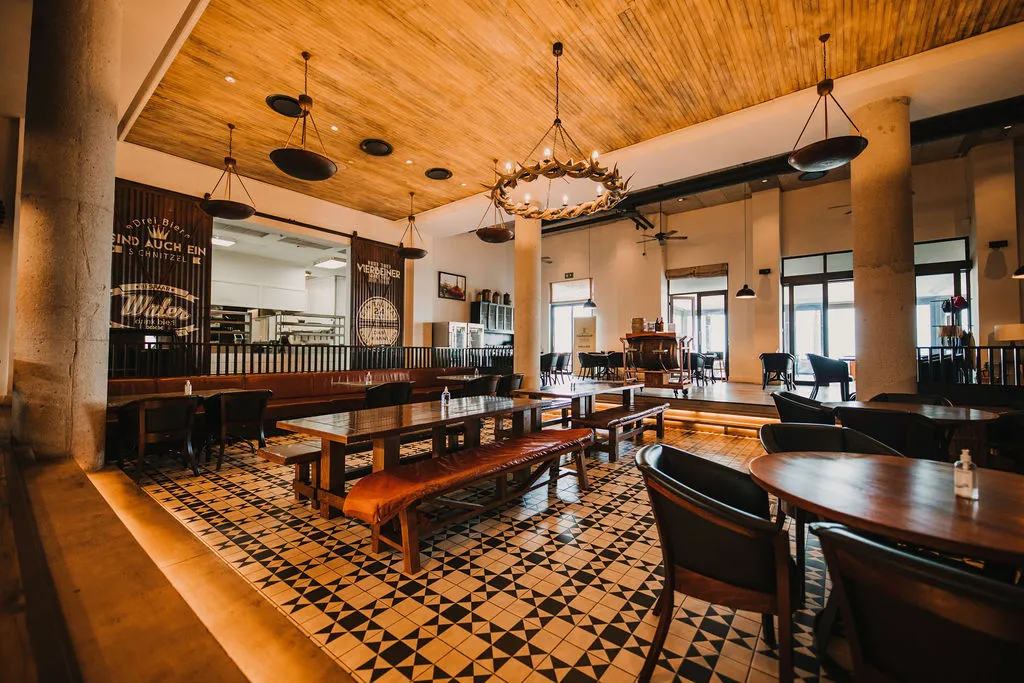 Brewer & Butcher, the microbrewery and grill at the Strand Hotel on the Mole in Swakopmund