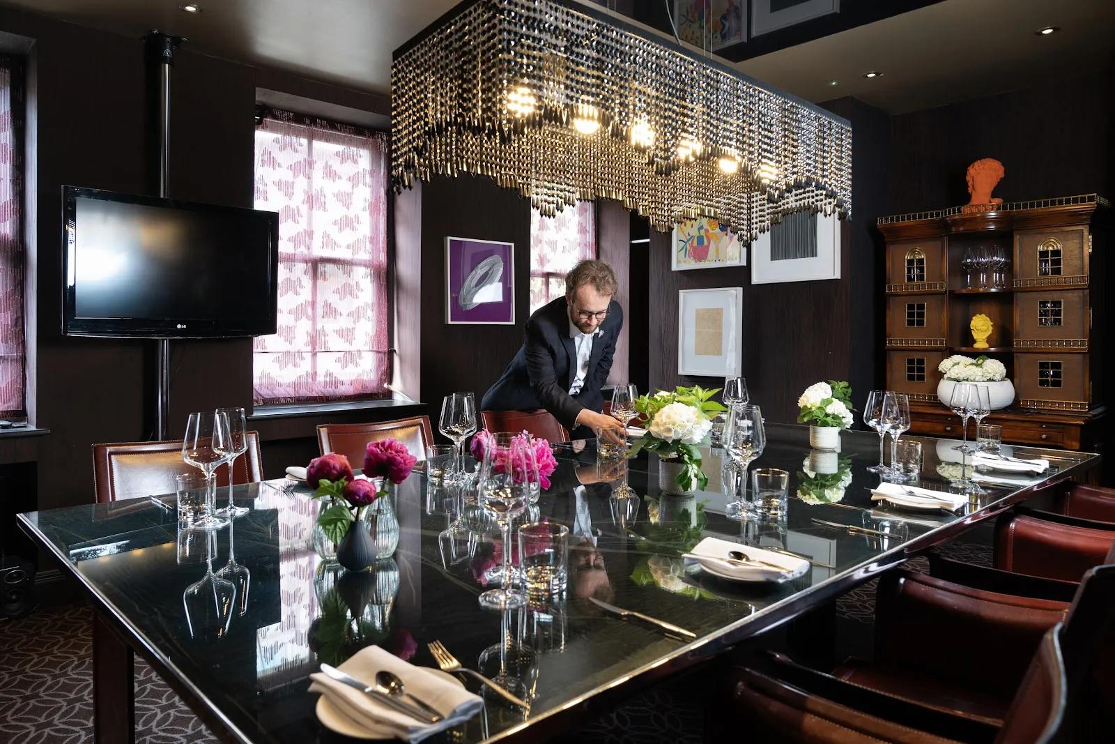 Pied à Terre London, United Kingdom — Modern French dining room