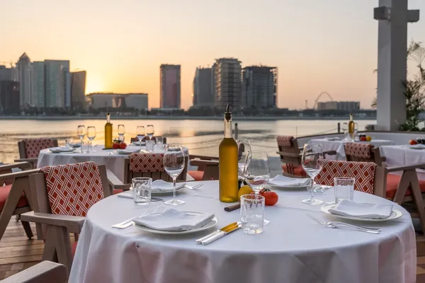 LPM Restaurant & Bar — Lusail French Mediterranean (Côte d'Azur) dining room