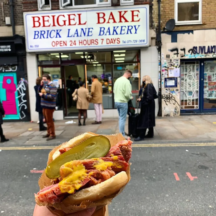 BEIGEL BAKE London — Brick Lane / Shoreditch dining room