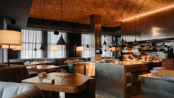Restaurant 212 Amsterdam two Michelin star open kitchen counter Amstel River