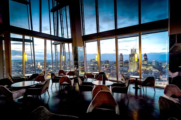 Aqua Shard London views celebration dining