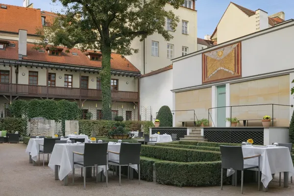 Augustine restaurant Prague Mala Strana hotel monastery dining European