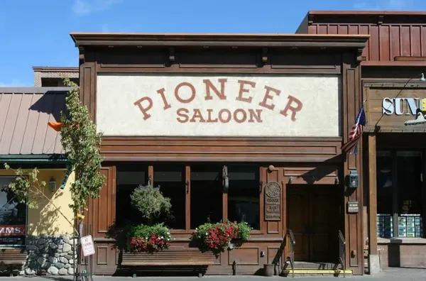 Pioneer Saloon Ketchum Idaho steakhouse interior rustic dining