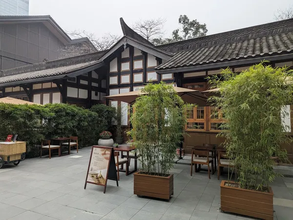 Mi Xun Teahouse Chengdu vegetarian Michelin Green Star Temple House