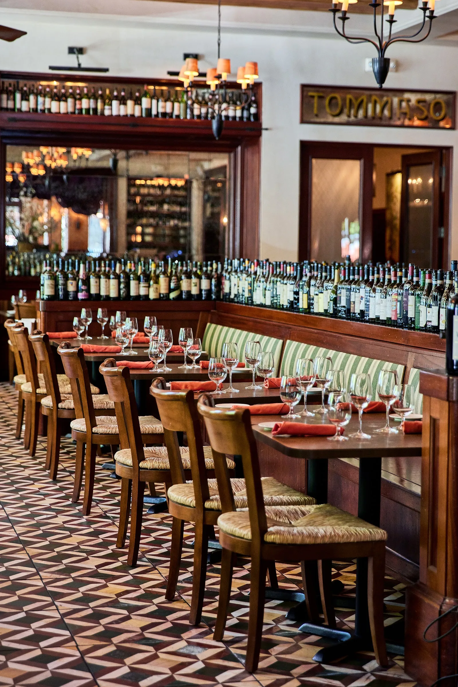Handmade pasta and the enoteca wine bar at Cinghiale, Harbor East, Baltimore
