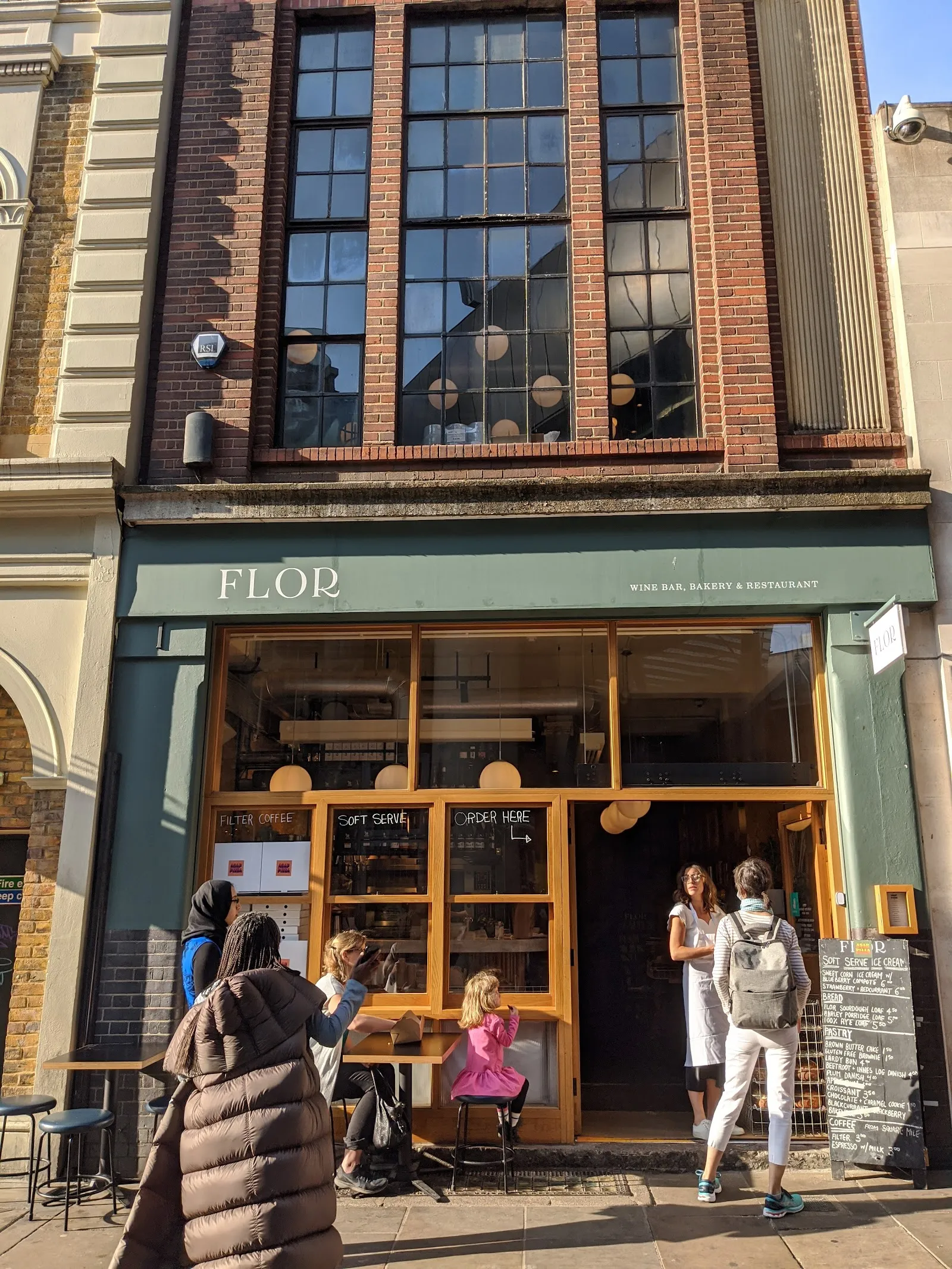 FLOR London — Borough Market dining room