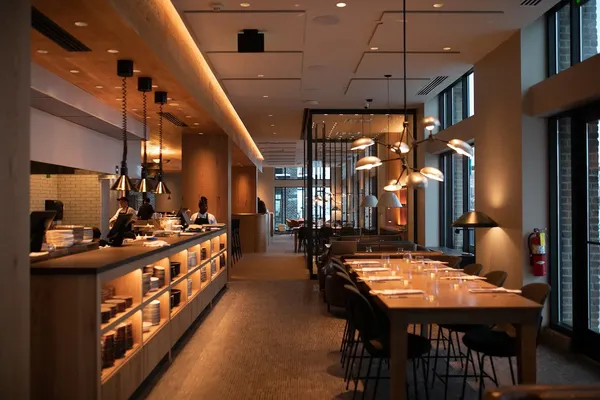 Urban Hill Salt Lake City interior wood-fired dining