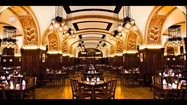 Auerbachs Keller Leipzig historic Mädlerpassage Goethe Faust traditional Saxon cellar restaurant