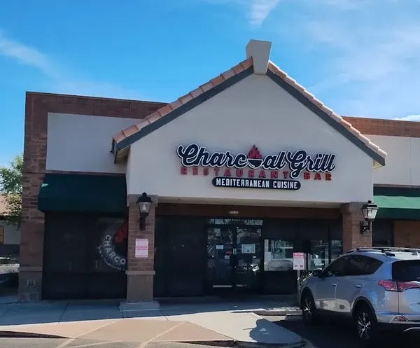 Charcoal Grill Glendale Arizona Mediterranean flame grilled kebabs dining room