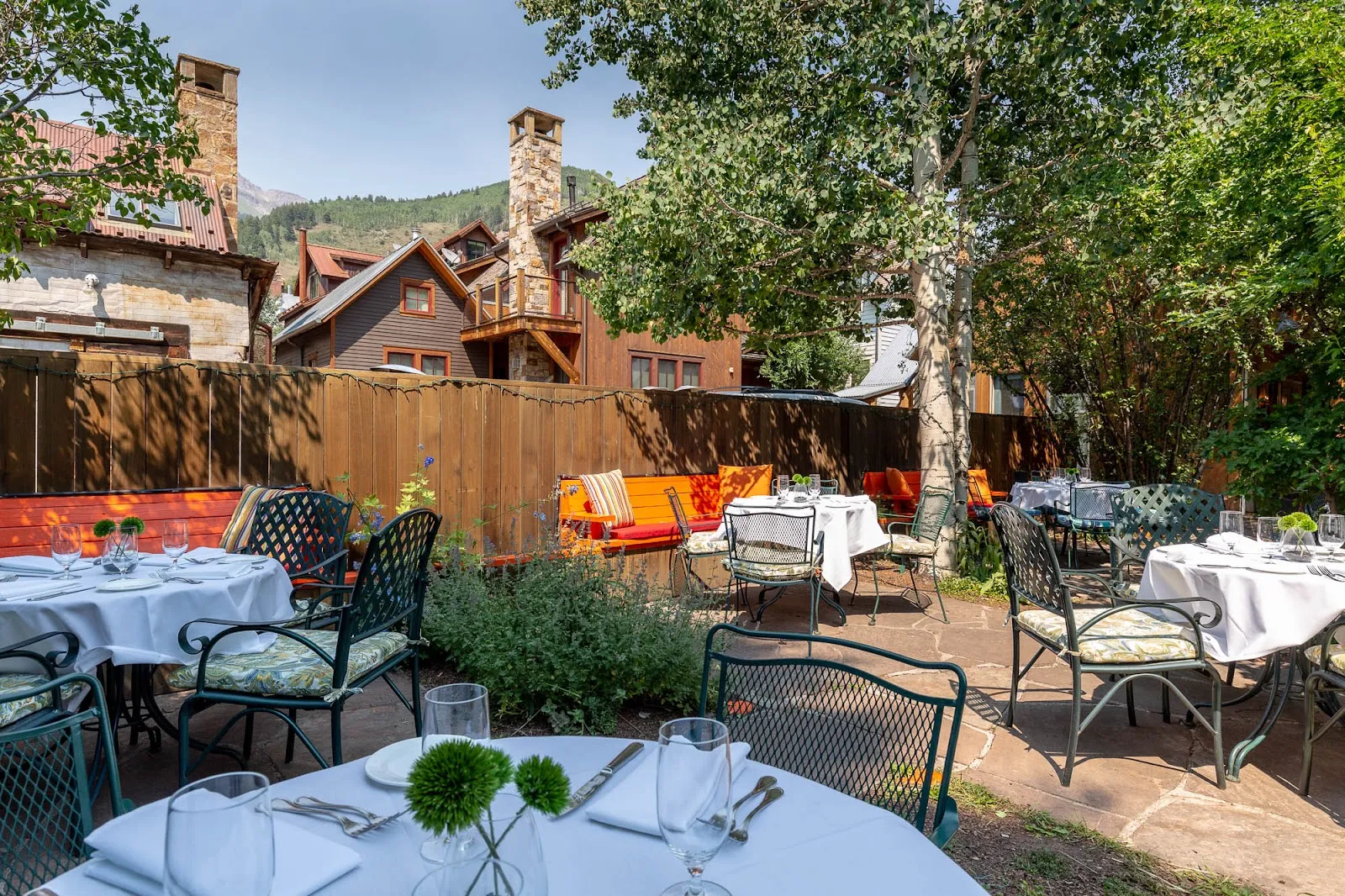 Dining room at 221 South Oak, Oak Street, Telluride
