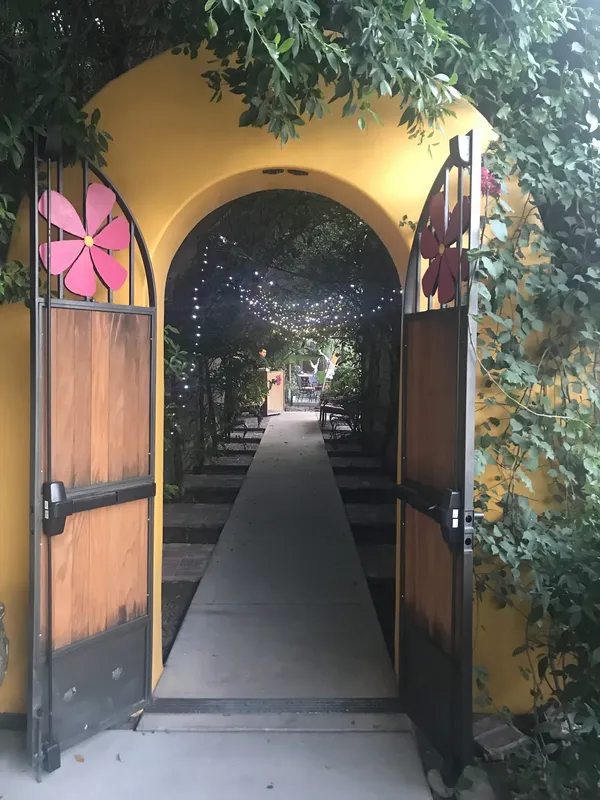 El Mirasol Mexican restaurant garden Palm Springs