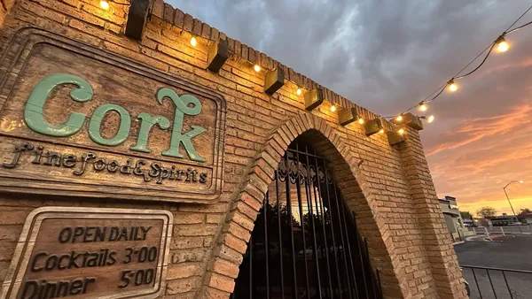 The Cork Tucson wine bar American cuisine fine dining North Campbell