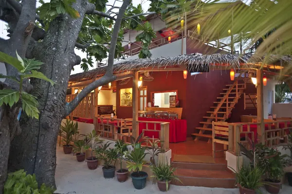 Stingray Beach Inn Restaurant — Maafushi Maldivian Seafood dining room