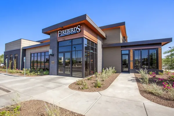 Firebirds Wood Fired Grill Gilbert Arizona steakhouse wood fire interior dining room