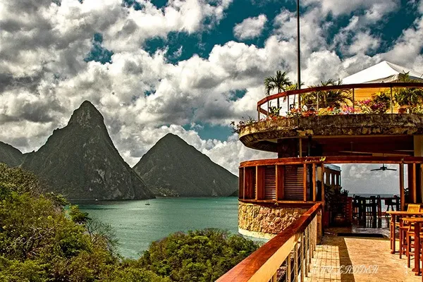 Modern Caribbean at Jade Mountain Club, Soufrière, Saint Lucia