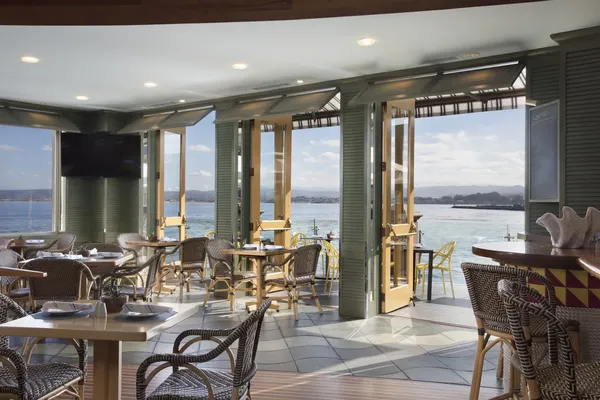 Schooners Monterey outdoor terrace bay views