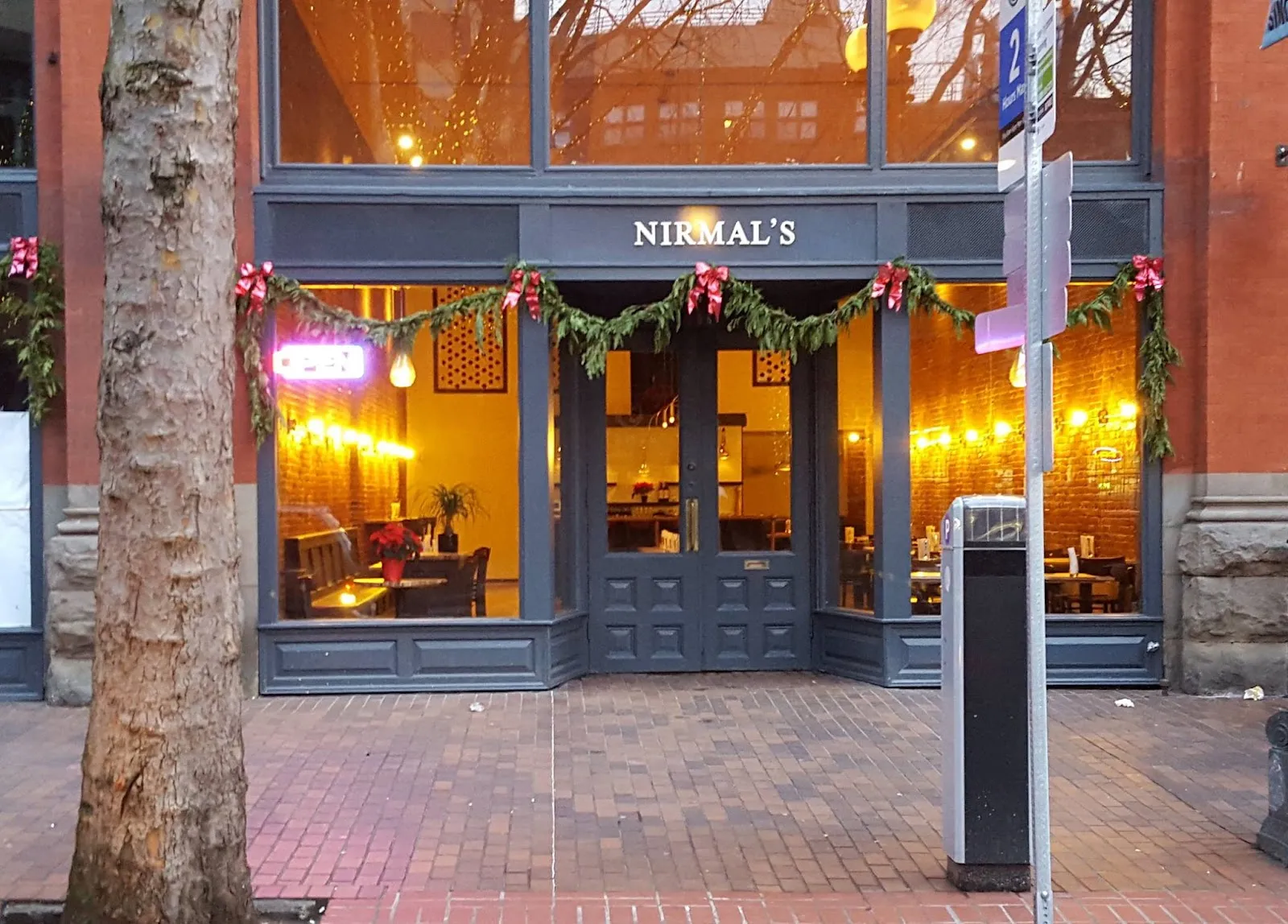 Nirmal's Seattle South Asian Pioneer Square — Occidental dining room