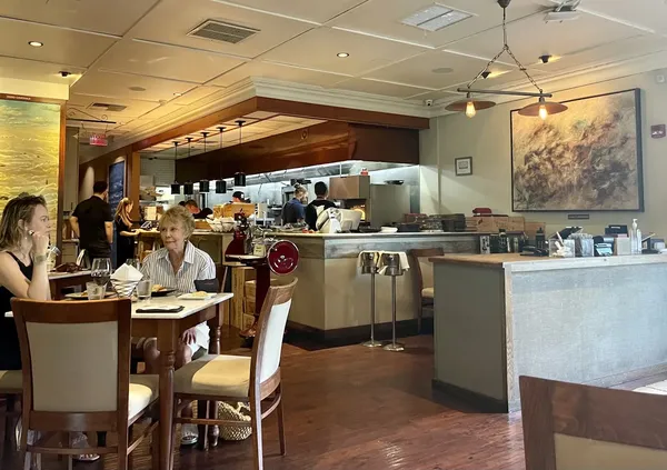 Matteo's Osteria Wailea Maui Italian restaurant interior intimate dining