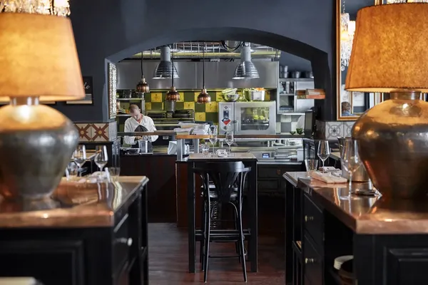Zdenek's Oyster Bar Prague Old Town seafood champagne fine dining