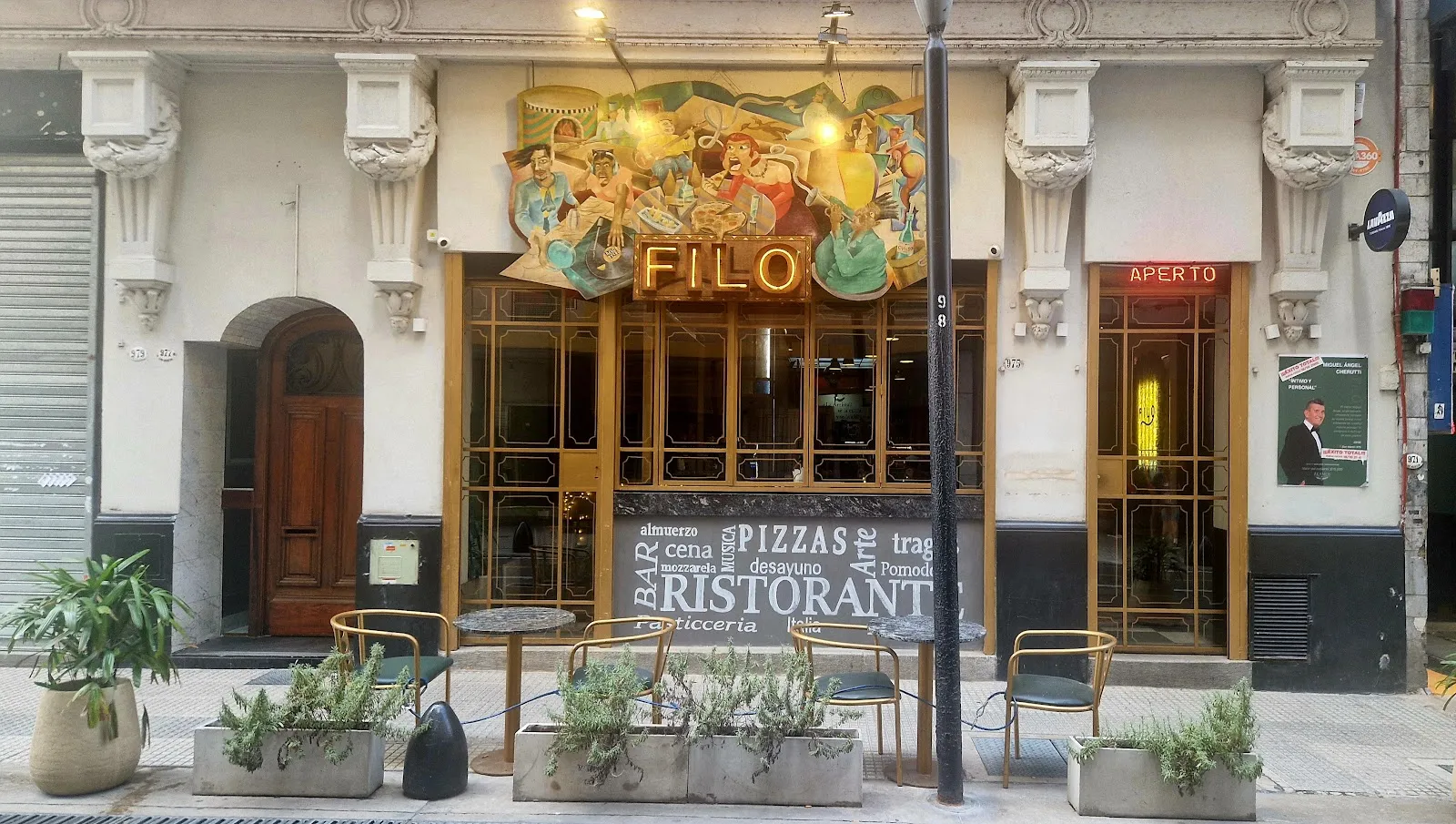 Filo Buenos Aires Italian Pizzeria Retiro dining room