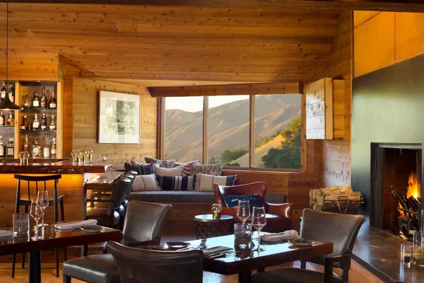 The Sur House Ventana Big Sur ocean view dining