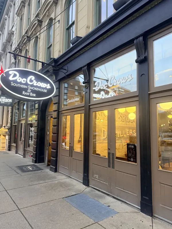 Doc Crow's Southern Smokehouse Raw Bar Louisville Whiskey Row downtown